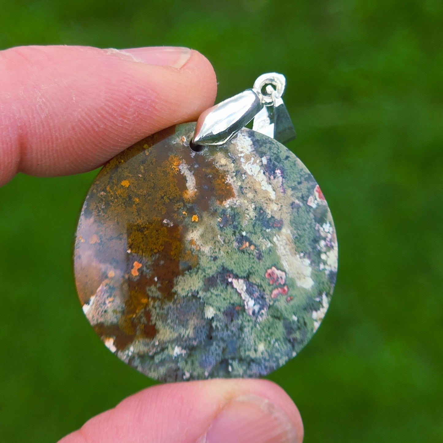 Pendentif en Agate mousse - n°6