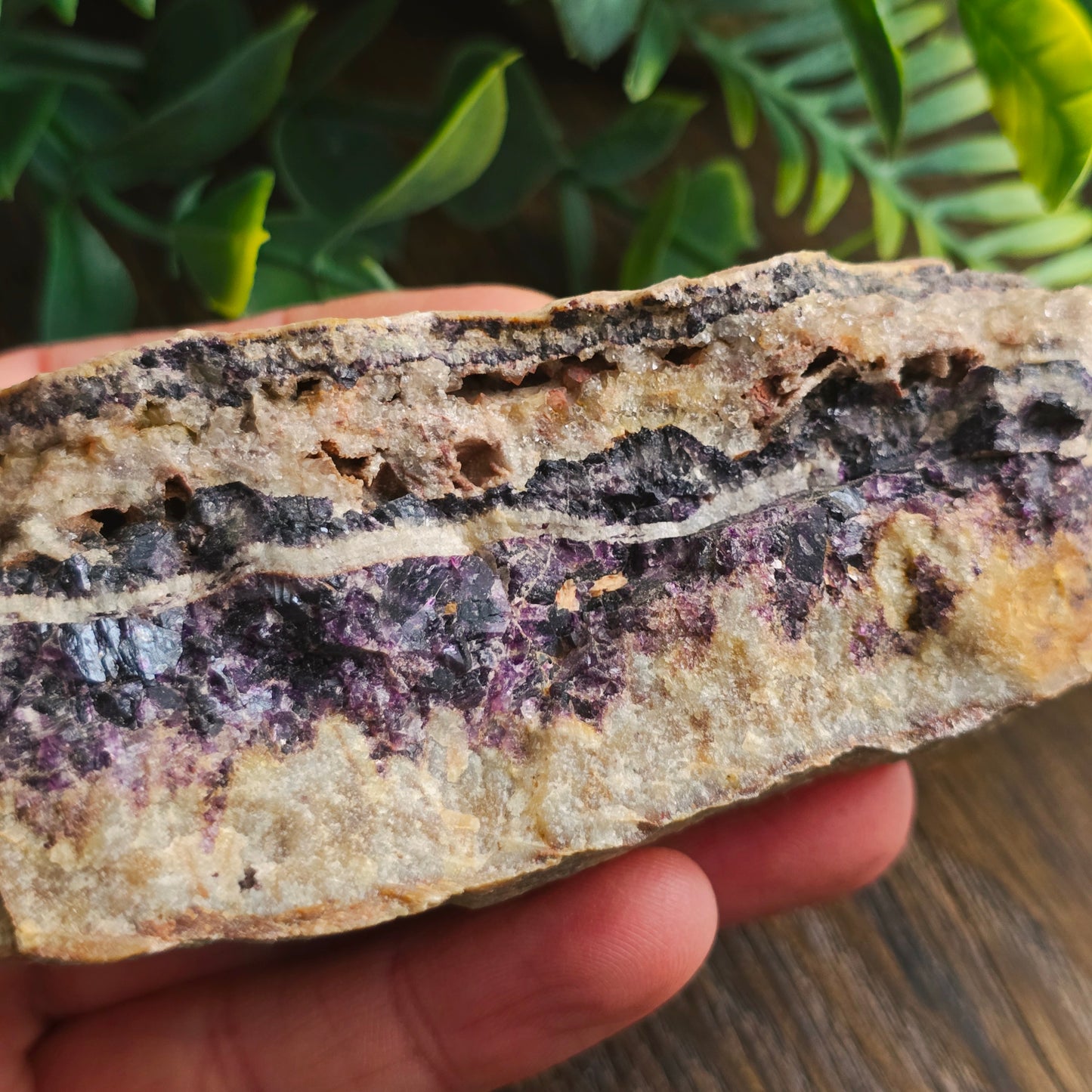 Fluorite violette brute - n°1