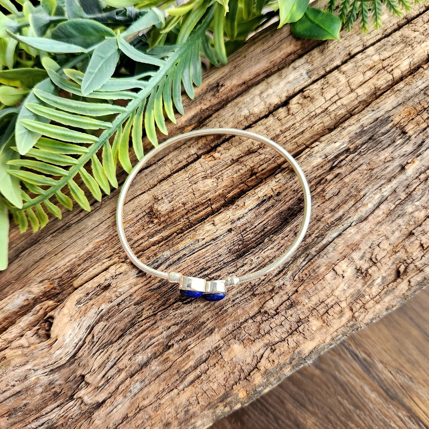 Jonc en Lapis Lazuli - Argent 925