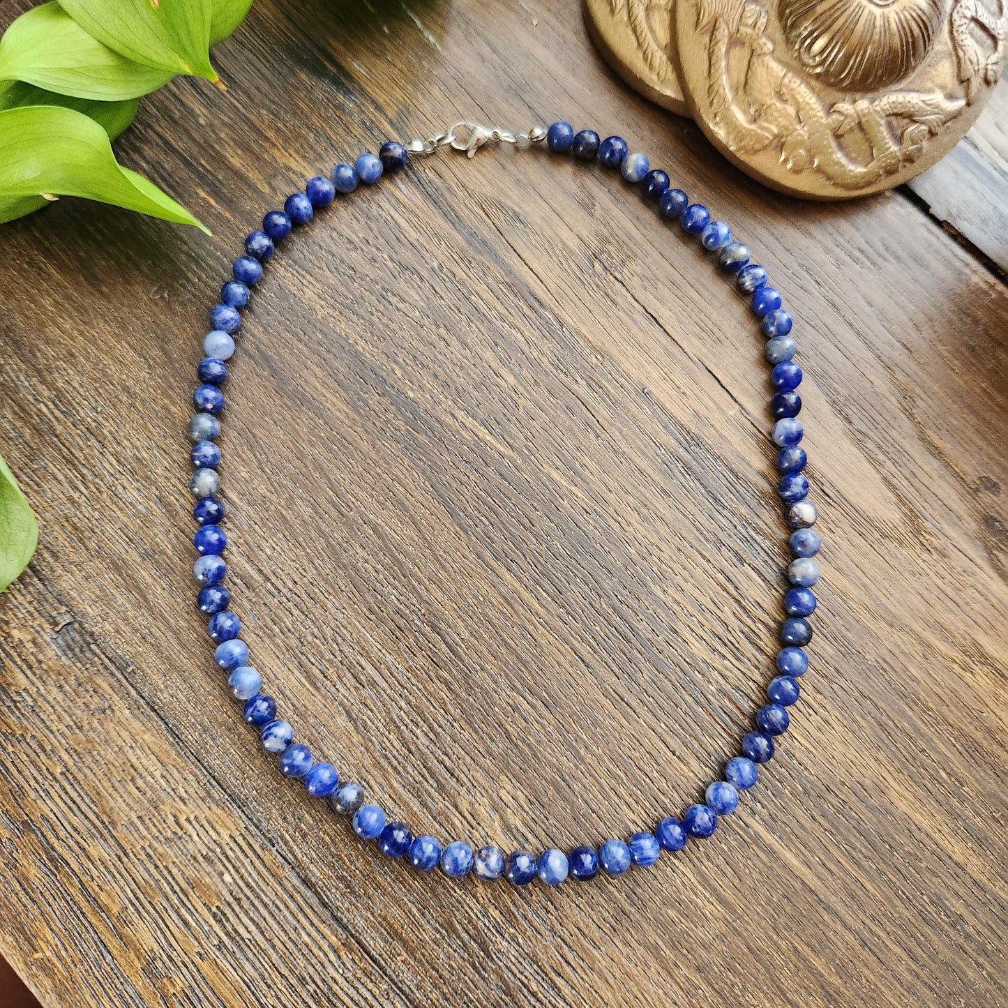 Collier en Sodalite