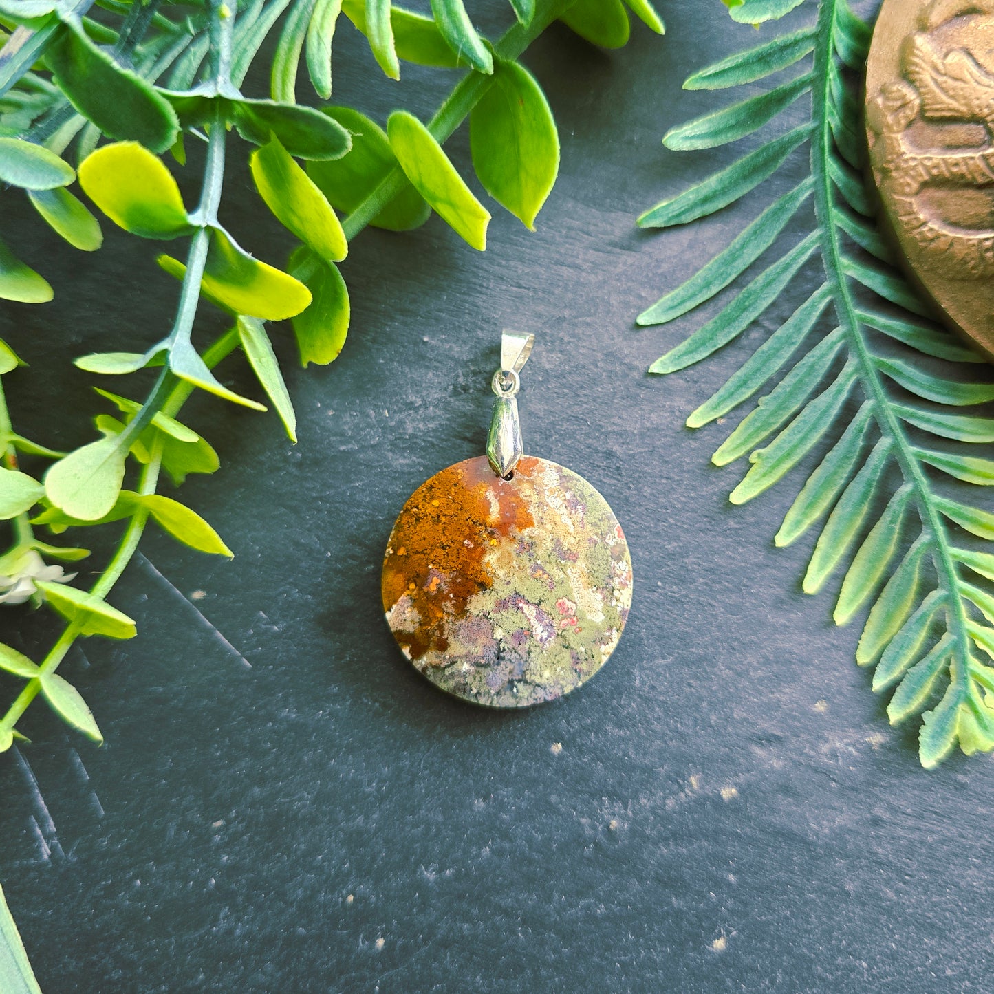 Pendentif en Agate mousse - n°6