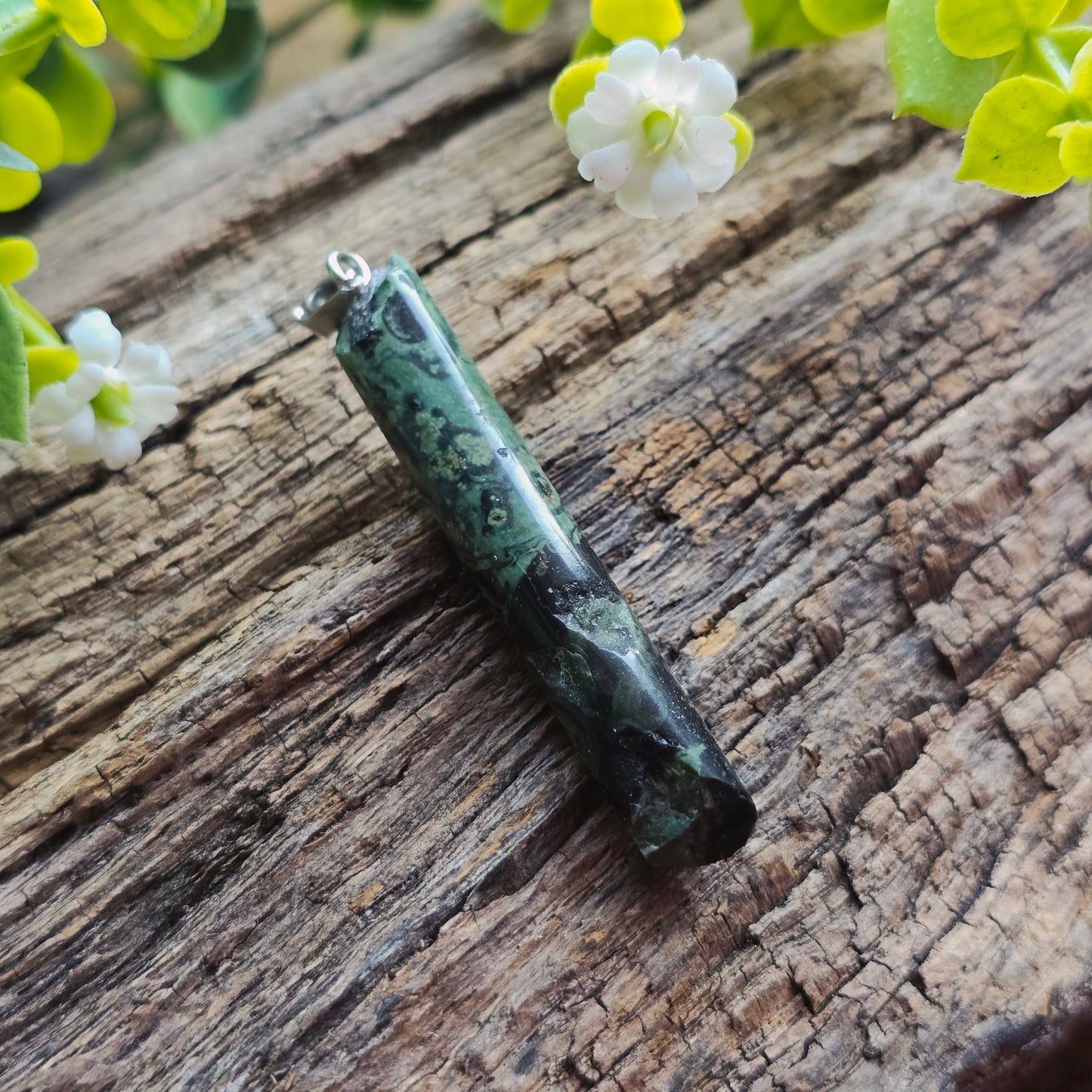 Pendentif Totem en Jaspe kambaba - n°5