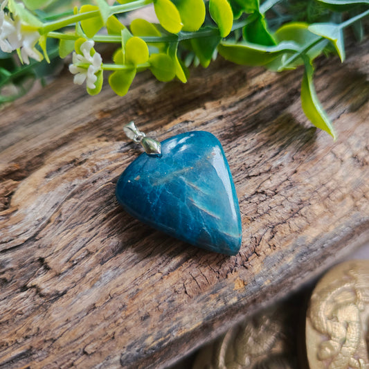 Pendentif en Apatite bleue - n°1