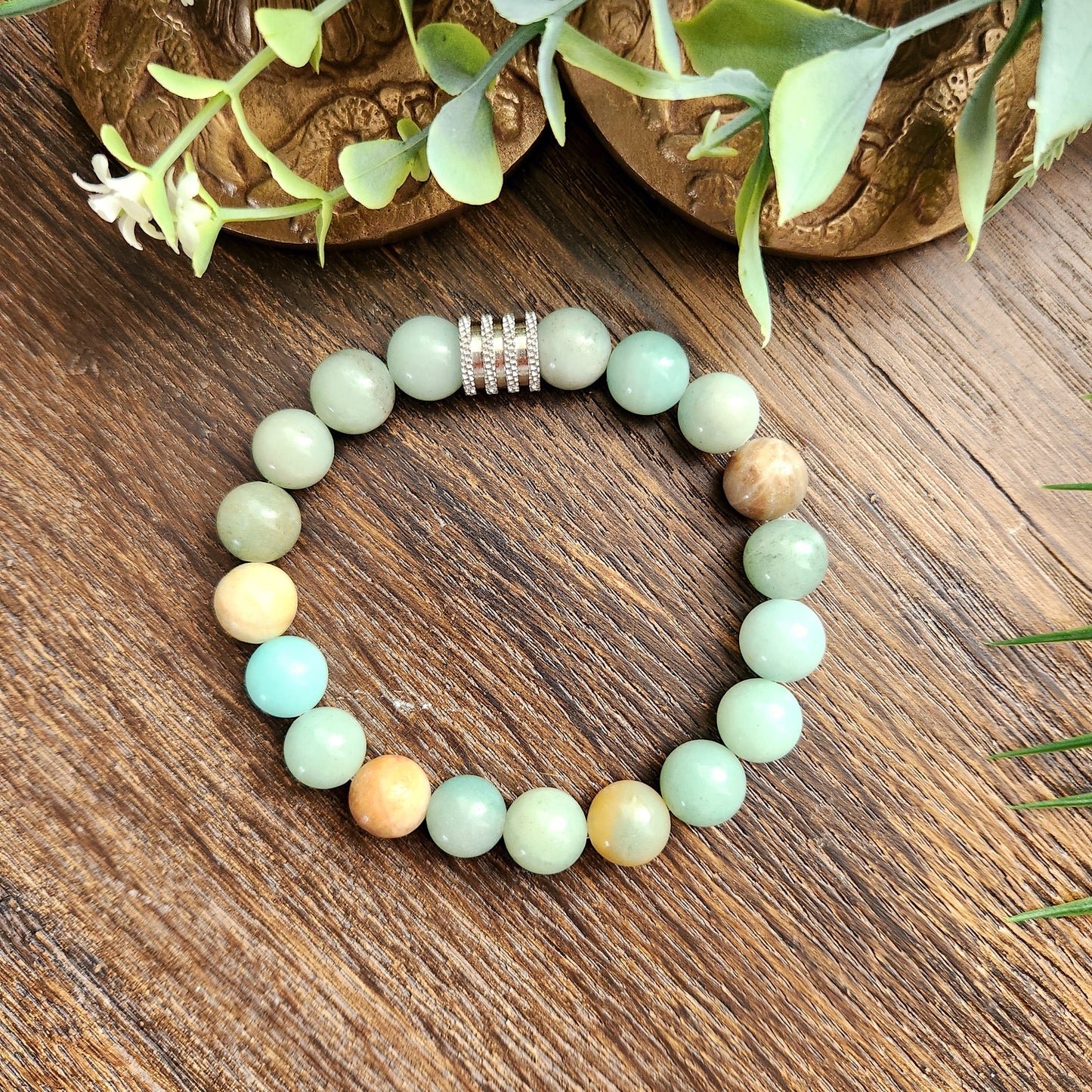 Bracelet en Amazonite - 10mm