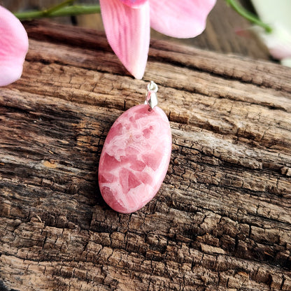 Pendentif en Rhodocrosite - n°1