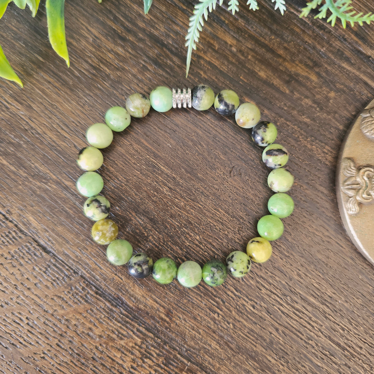 Bracelet en Chrysoprase - 8mm