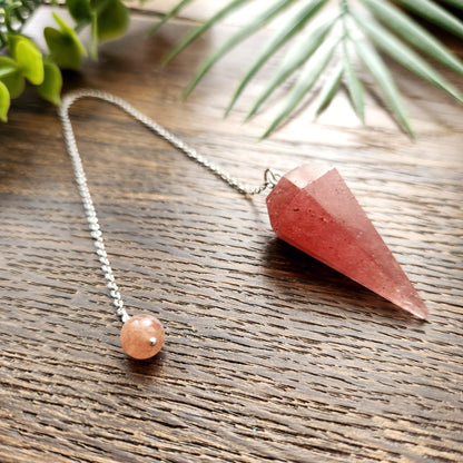 Pendule en Quartz fraise