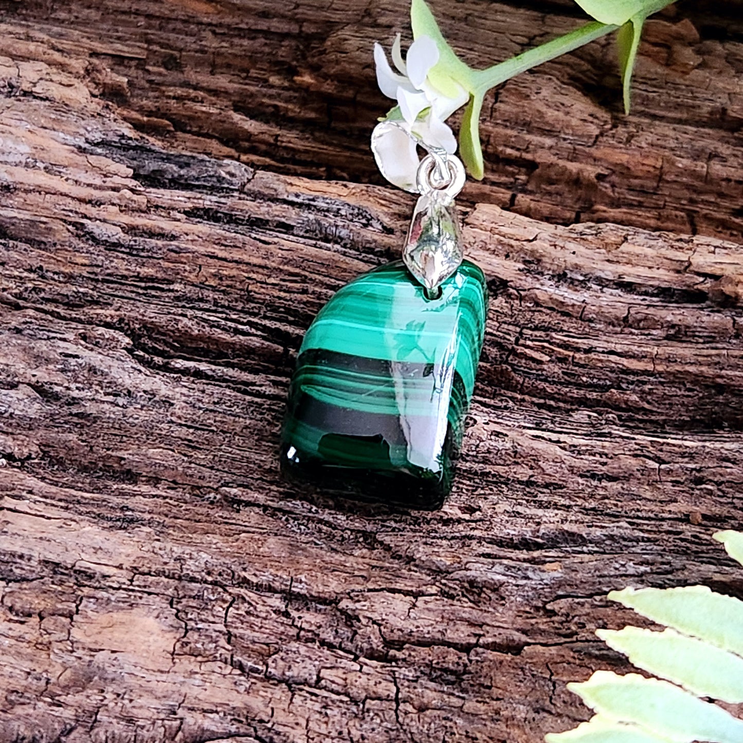 Pendentif en Malachite - n°8
