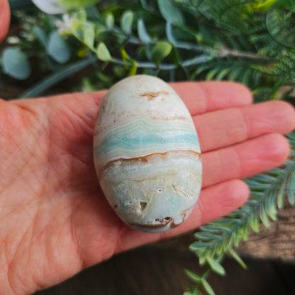 Galet en Aragonite bleue - n°2