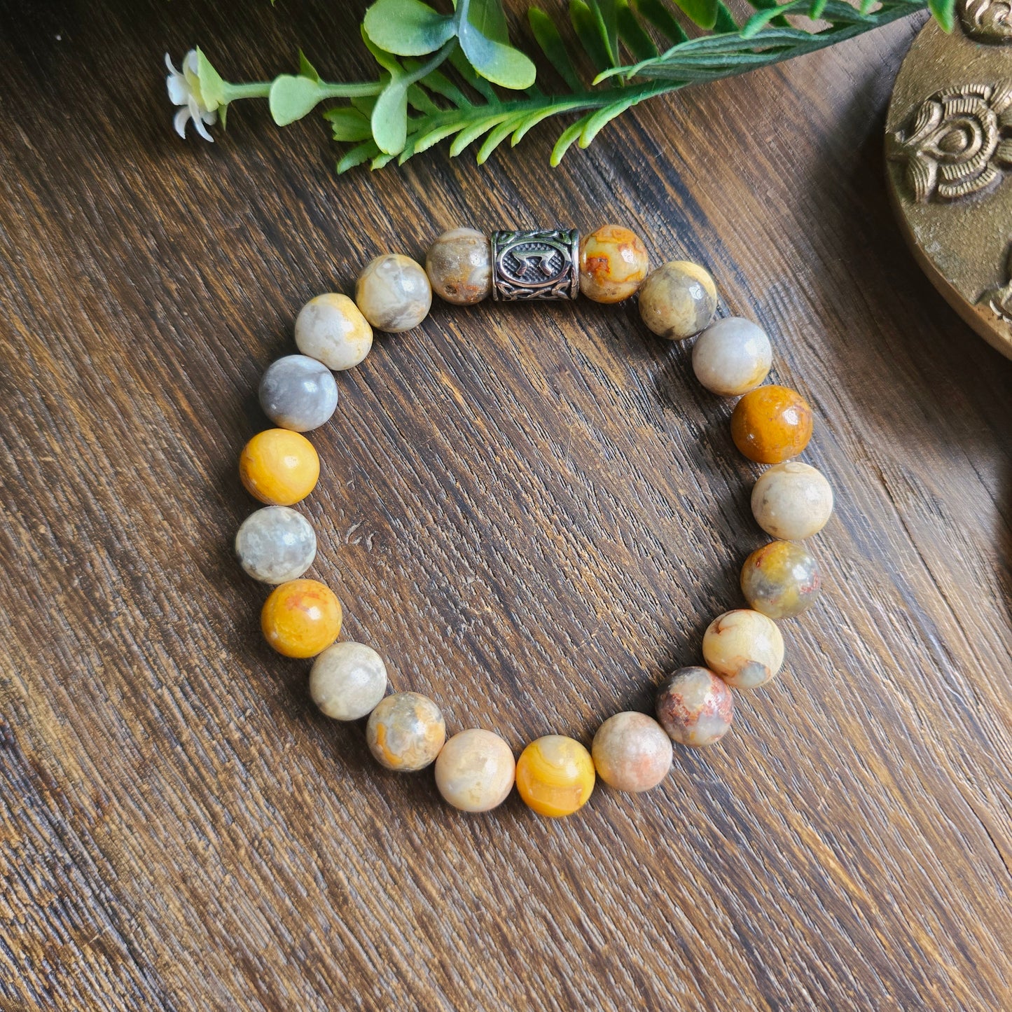 Bracelet en Agate crazy lace - 10mm