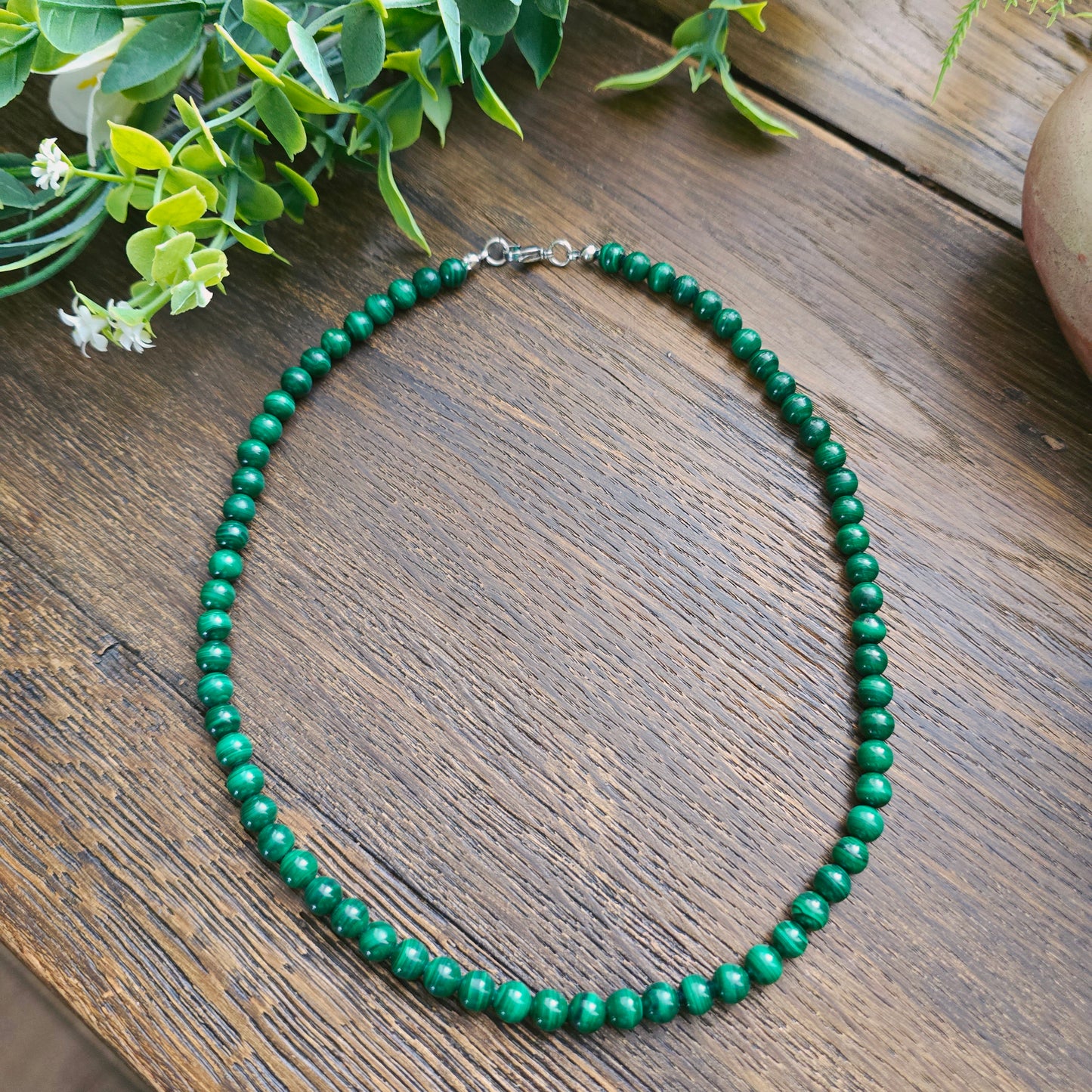 Collier en Malachite