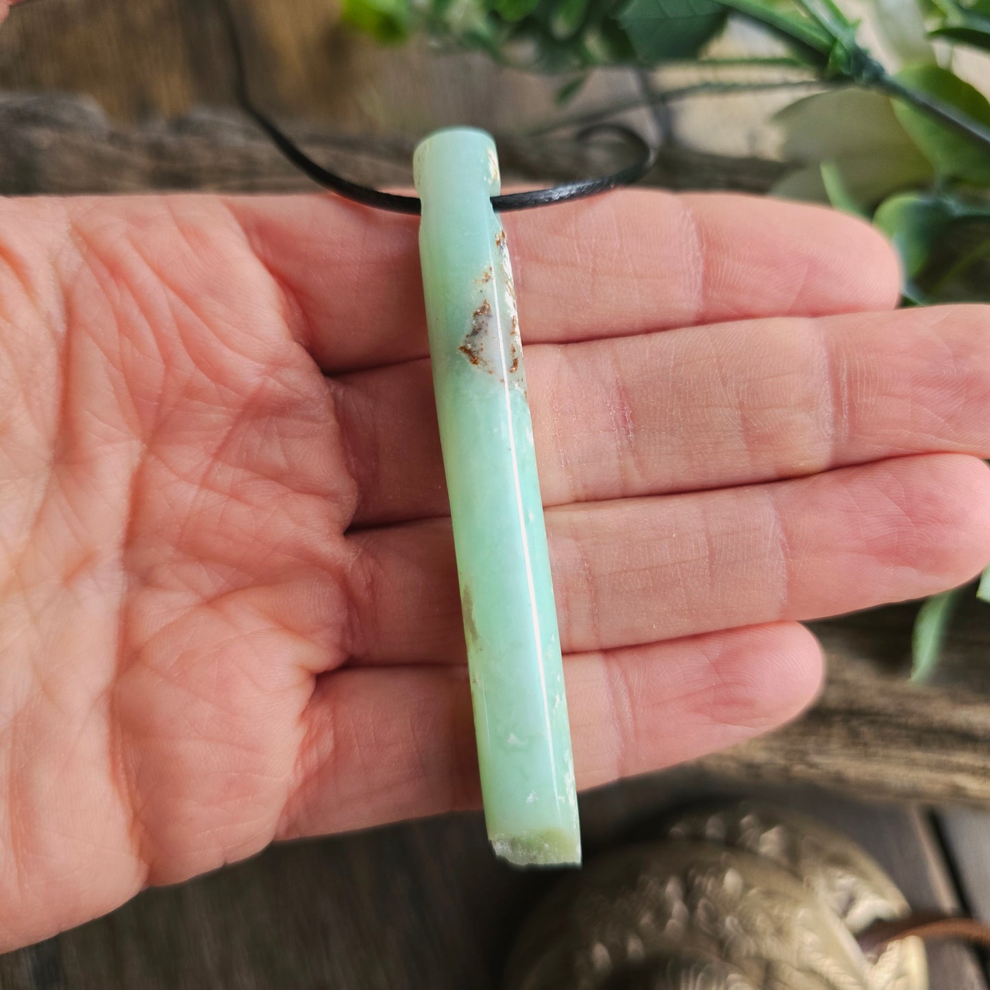 Pendentif Totem en Chrysoprase - n°6