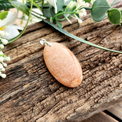 Pendentif en Amazonite pêche - n°1