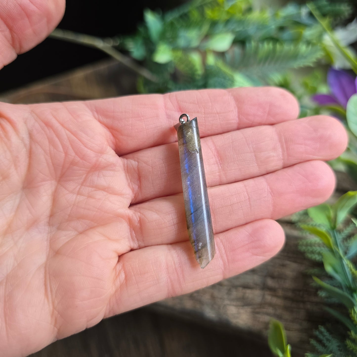 Pendentif Totem en Labradorite - n°1