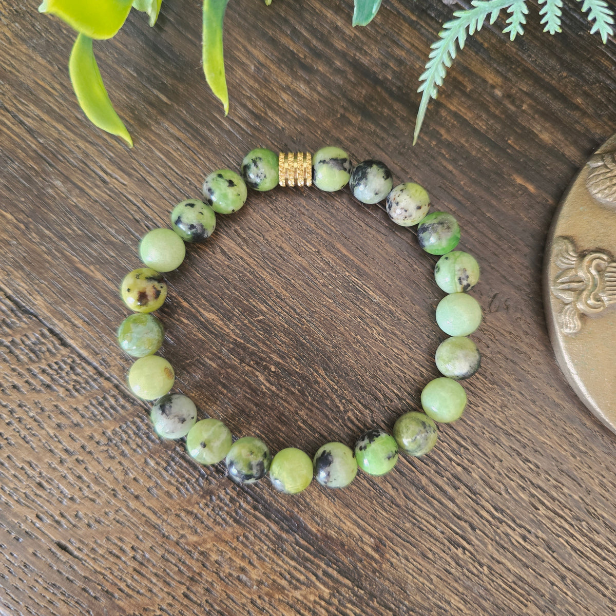 Bracelet en Chrysoprase - 8mm