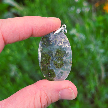 Pendentif en Agate mousse - n°5