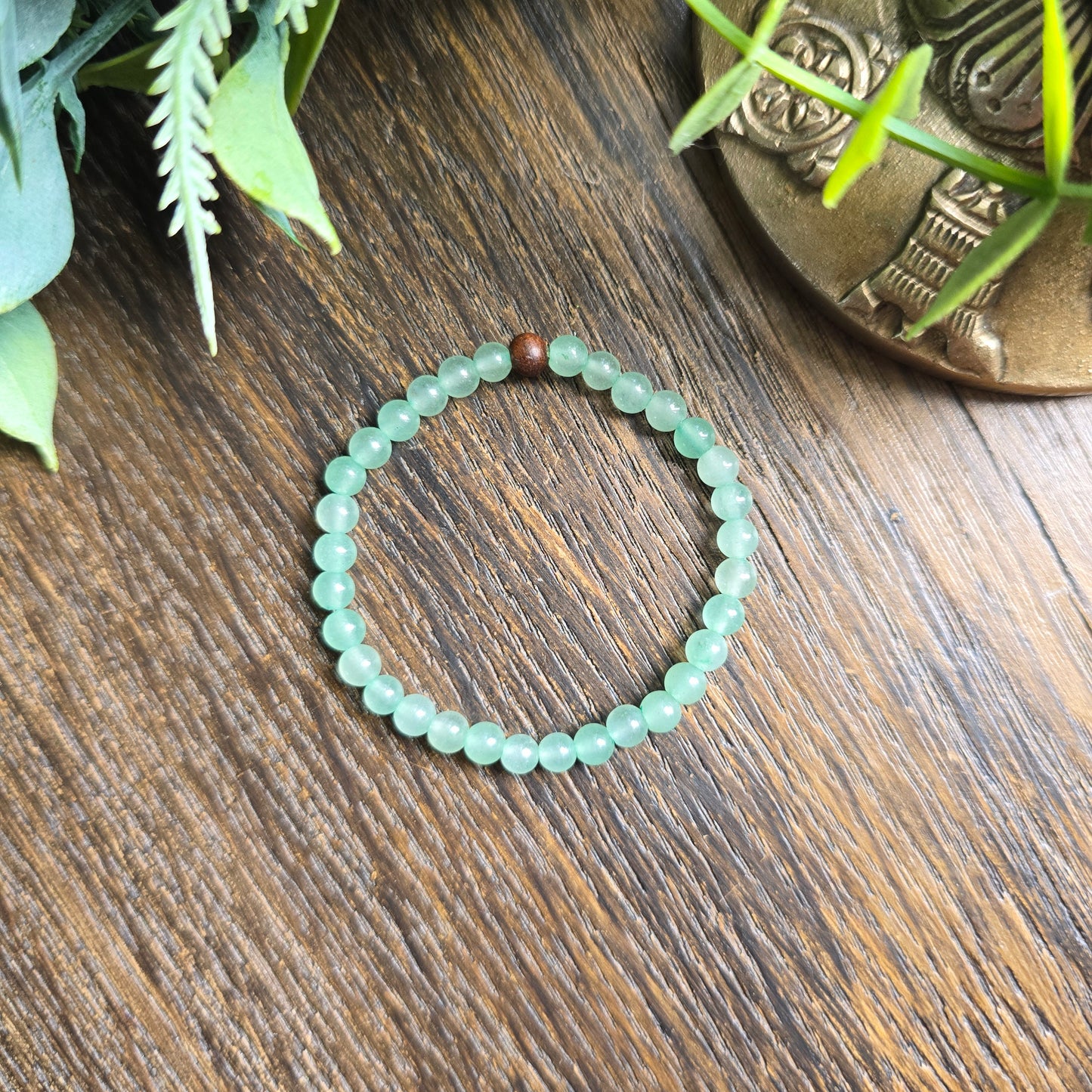 Bracelet enfant en Aventurine verte - 4mm