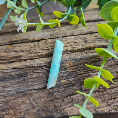 Pendentif Totem en Aragonite bleue - n°4