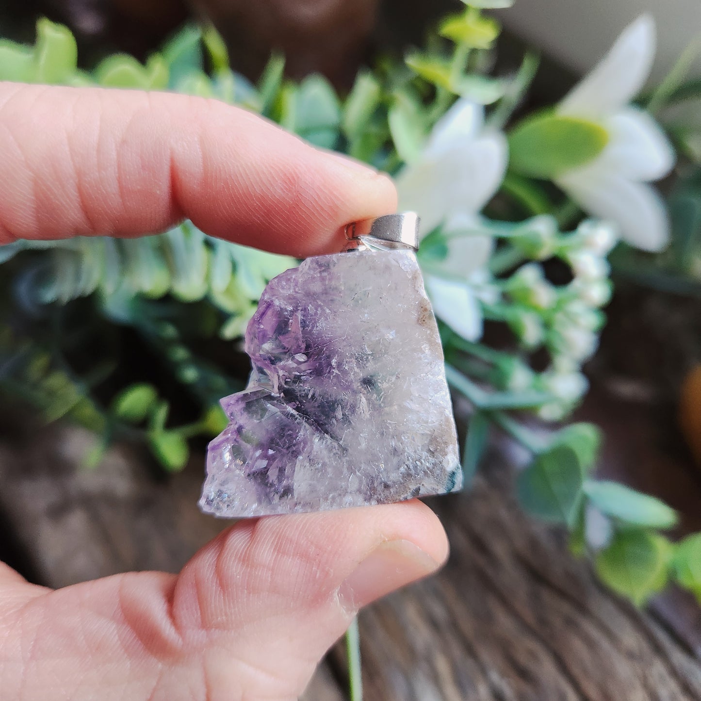 Pendentif en Améthyste brute n°2