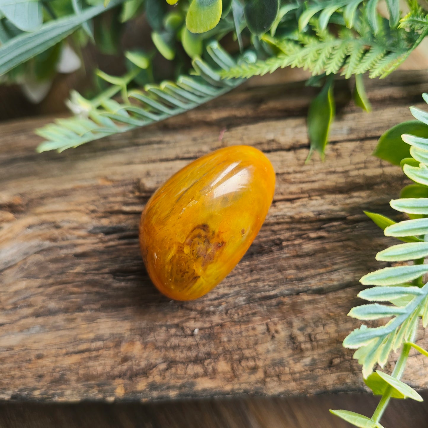 Galet en Agate orange - n°2