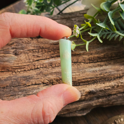 Pendentif Totem en Chrysoprase - n°1