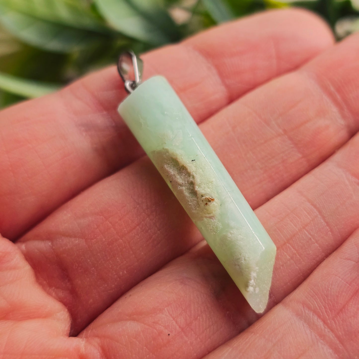 Pendentif Totem en Chrysoprase - n°1