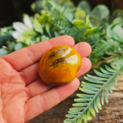 Galet en Agate orange - n°3
