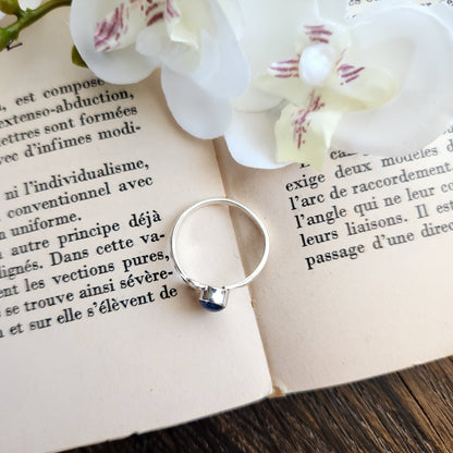 Bague réglable Vénus - Cyanite - Argent 925