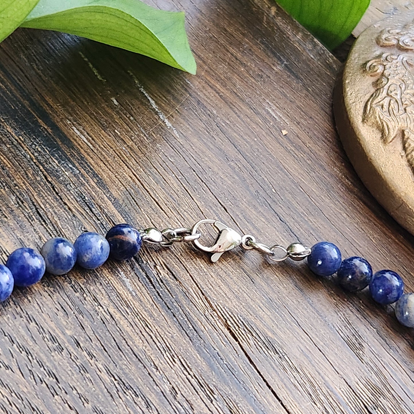 Collier en Sodalite