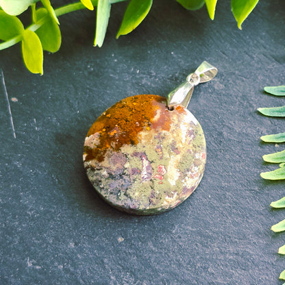 Pendentif en Agate mousse - n°6