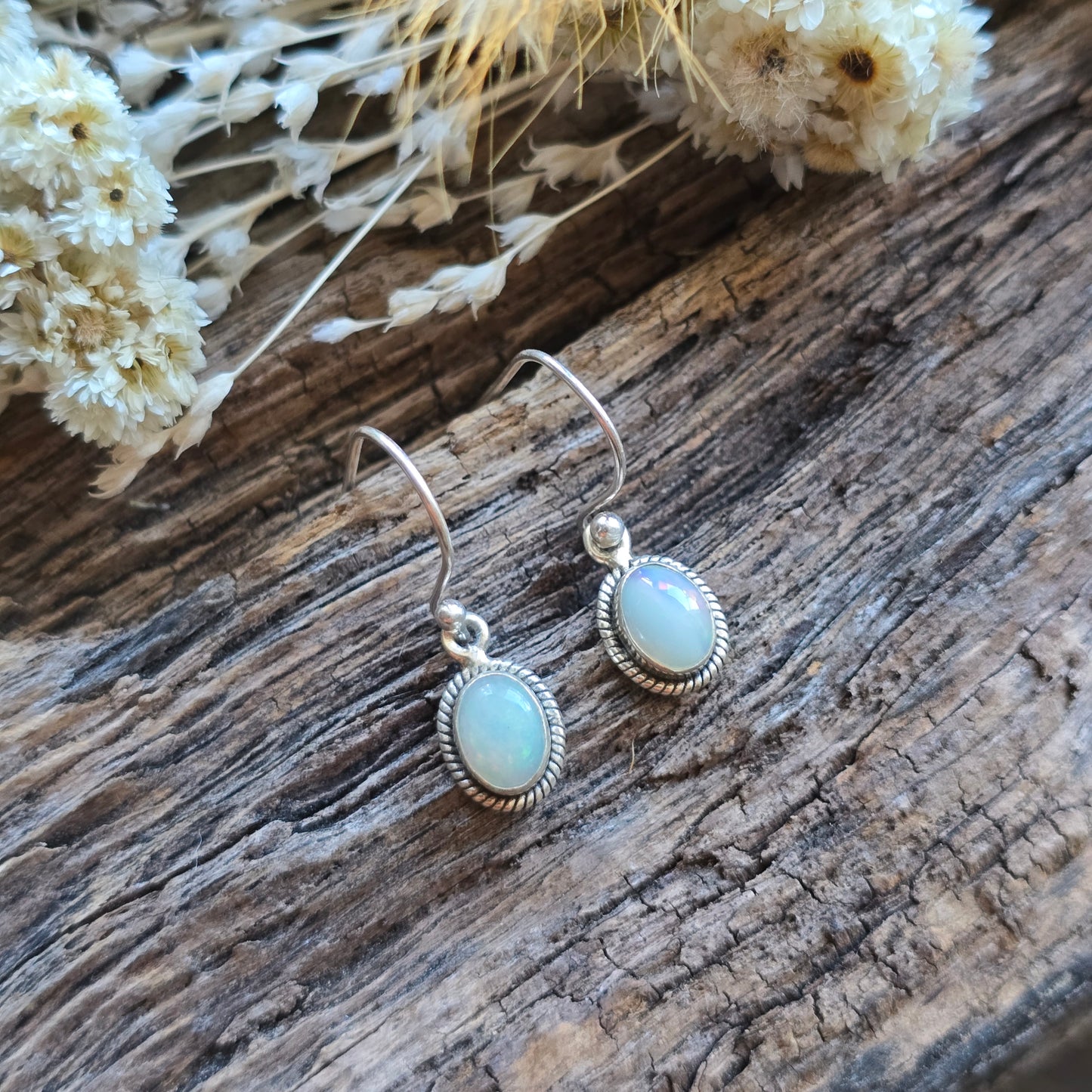 Boucles d'oreilles en Opale - n°1 - Argent 925