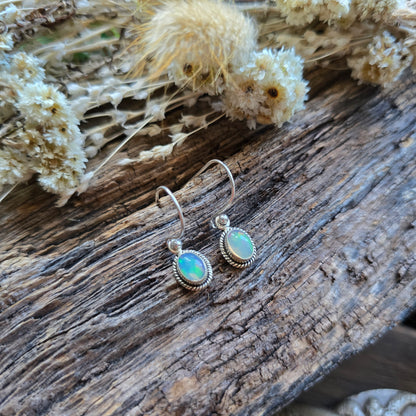 Boucles d'oreilles en Opale - n°2 - Argent 925