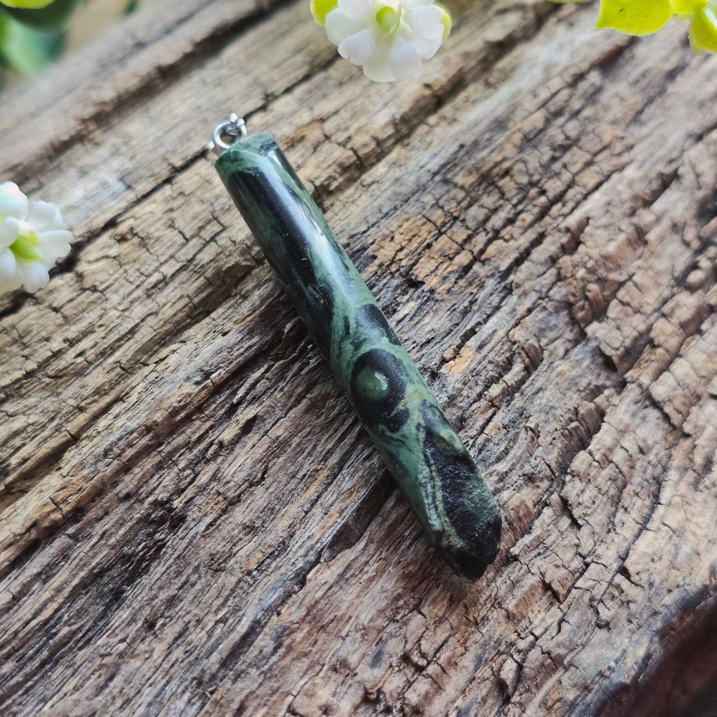 Pendentif Totem en Jaspe kambaba - n°4