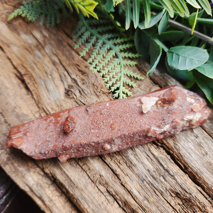 Quartz hématoïde sur quartz biterminé - n°2