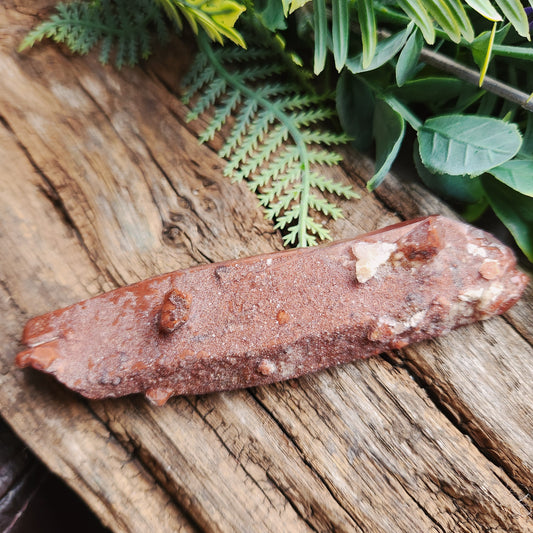 Quartz hématoïde sur quartz biterminé - n°2