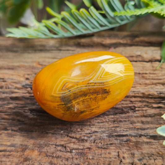 Galet en Agate orange - n°2