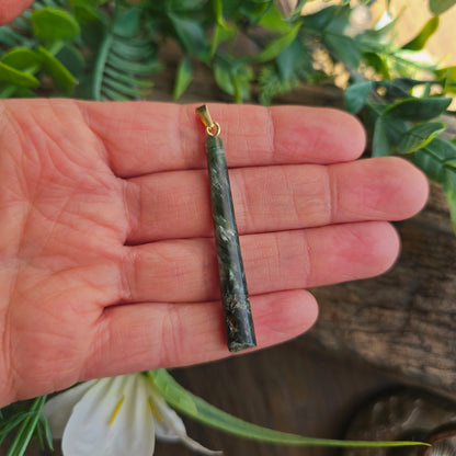 Pendentif Totem en Séraphinite - n°3