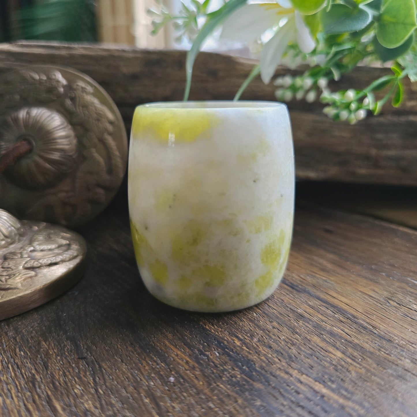Tasse en Jade "couleur citron"