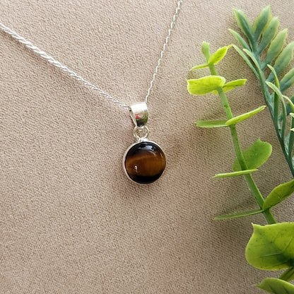 Médaillon en Œil de tigre