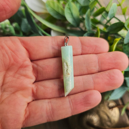 Pendentif Totem en Chrysoprase - n°1