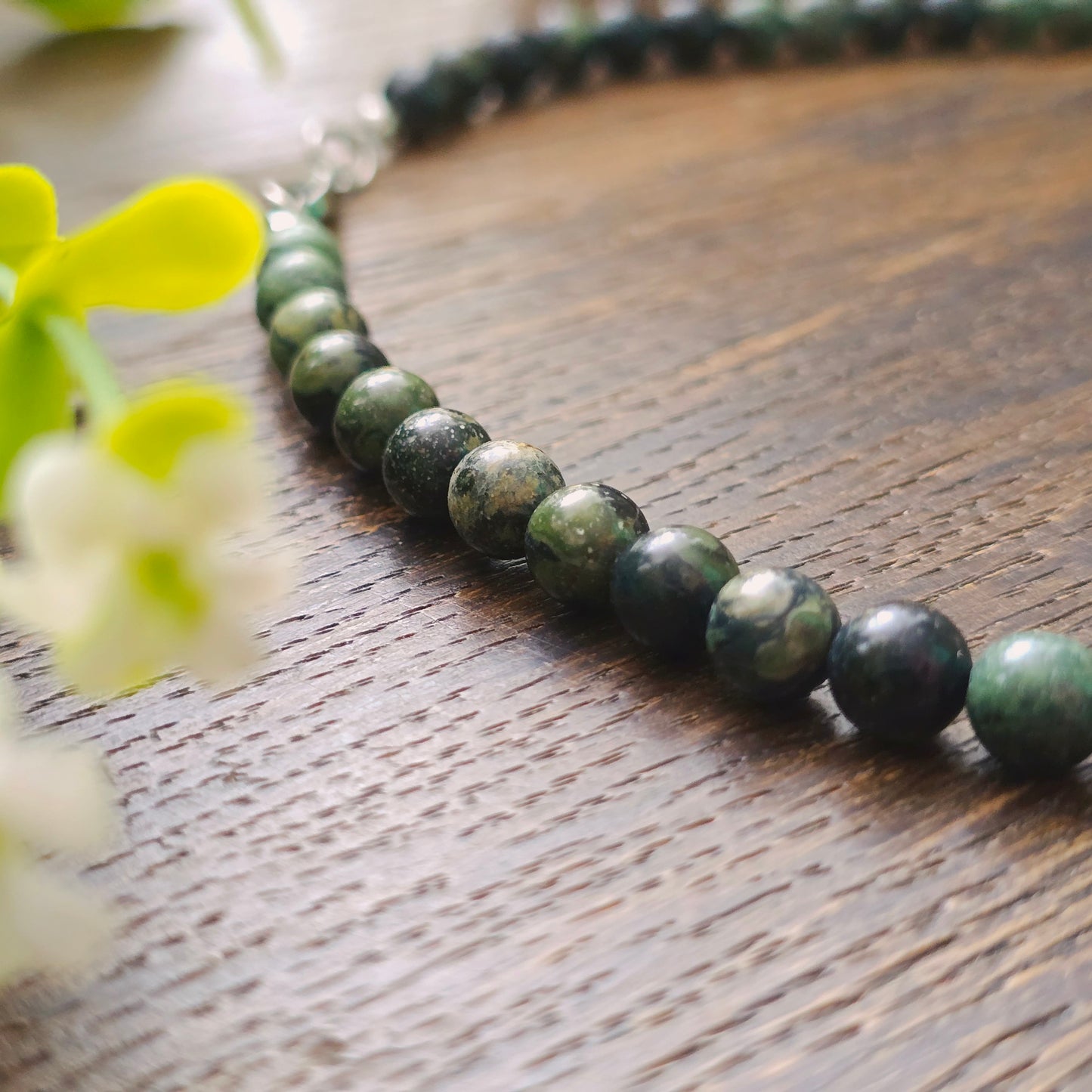 Collier en Jaspe Kambaba