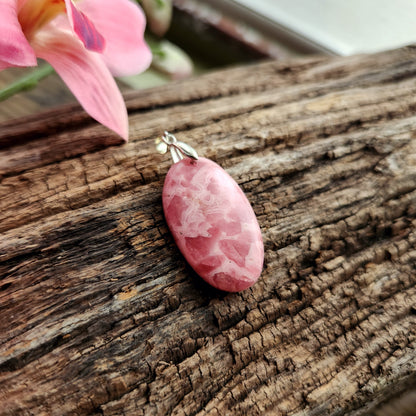Pendentif en Rhodocrosite - n°1