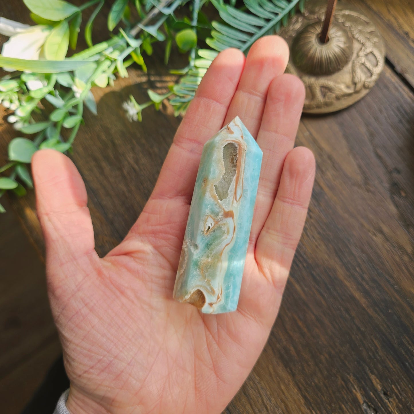 Tour en Aragonite bleue - n°1