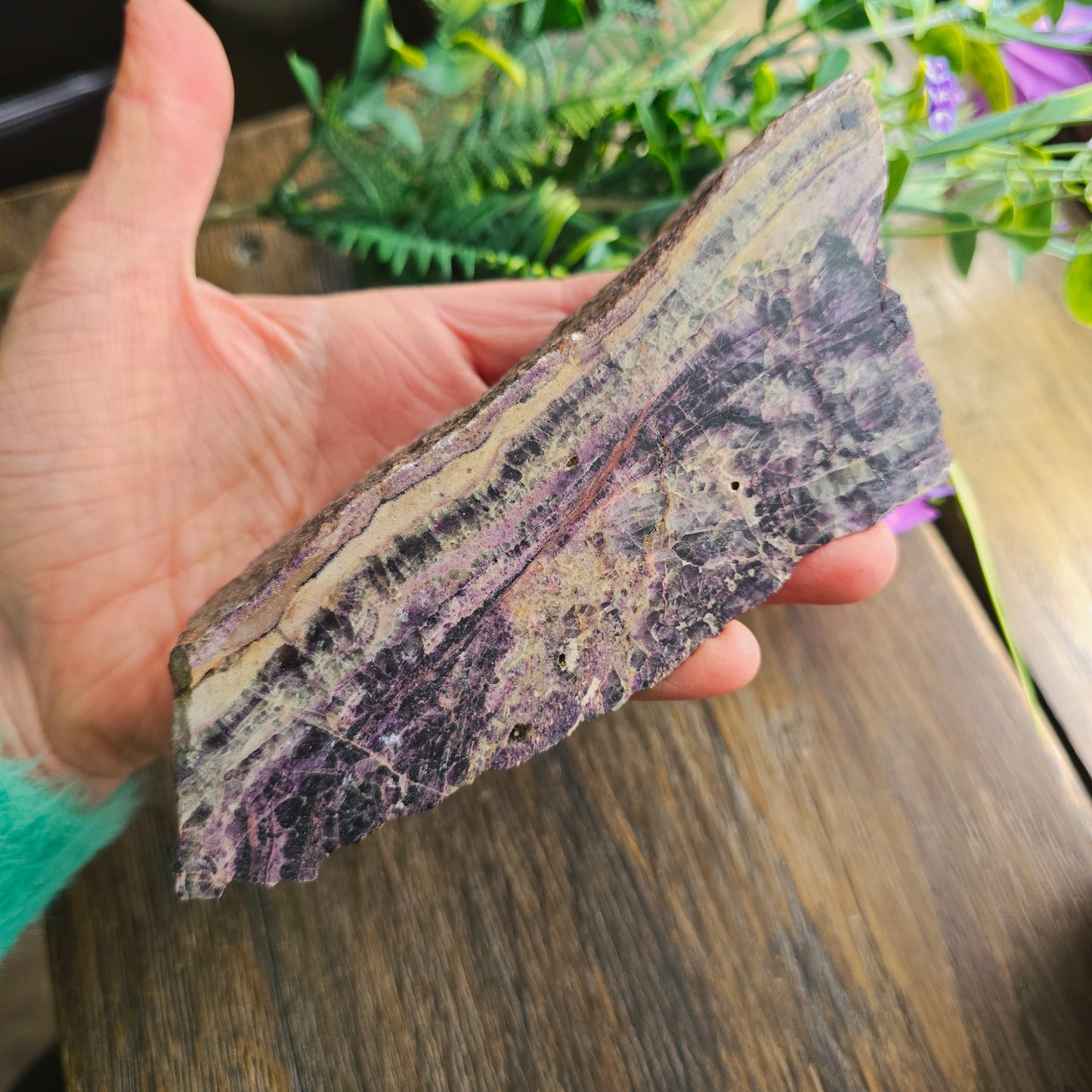 Fluorite violette brute - n°2
