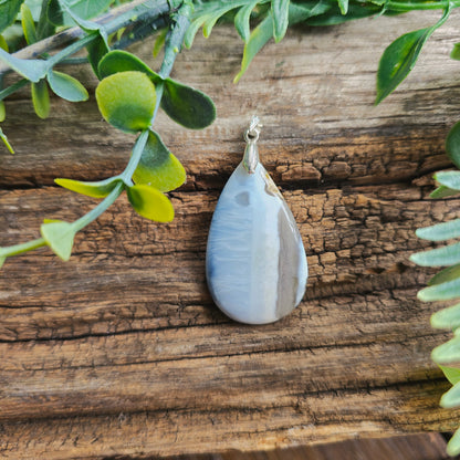 Pendentif en Opale bleue owyhee - n°2