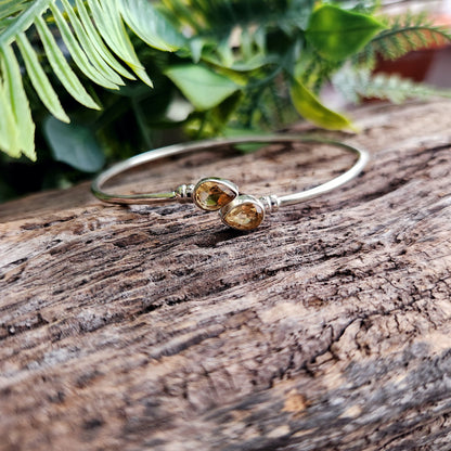 Jonc en Citrine - Argent 925