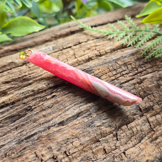 Pendentif Totem en Rhodocrosite - n°1