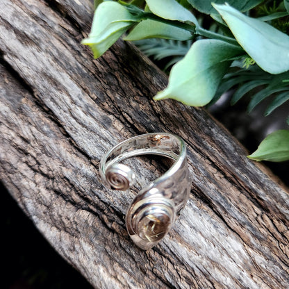 Bague réglable - Quartz rutile - Argent  925