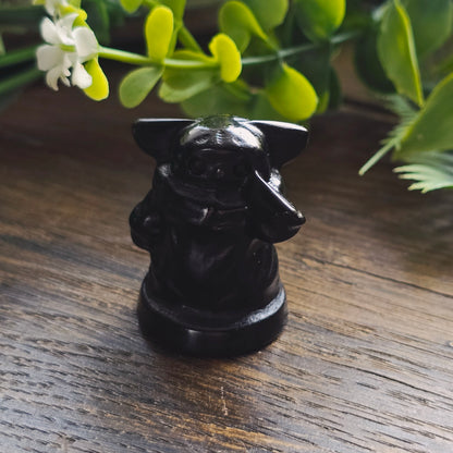 Yoda sculptés