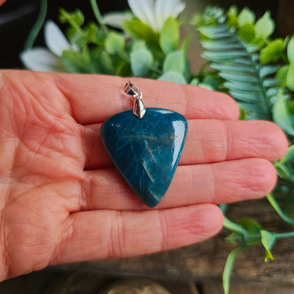 Pendentif en Apatite bleue - n°1